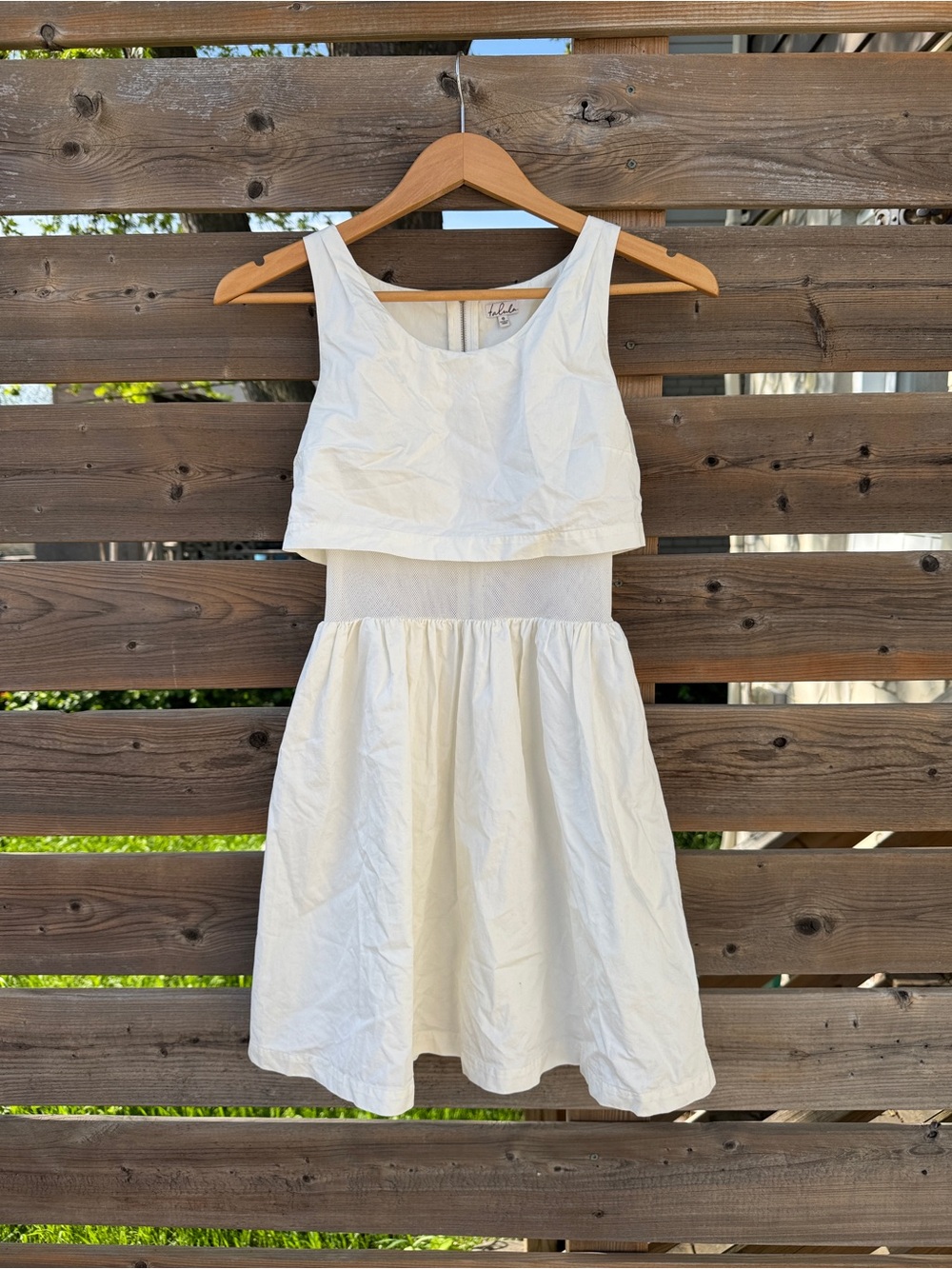 Talula White Mesh Dress